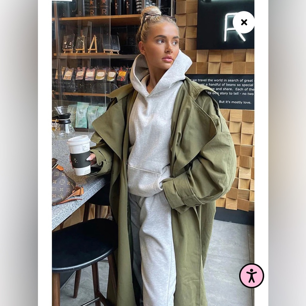 Army Green Trench Coat
